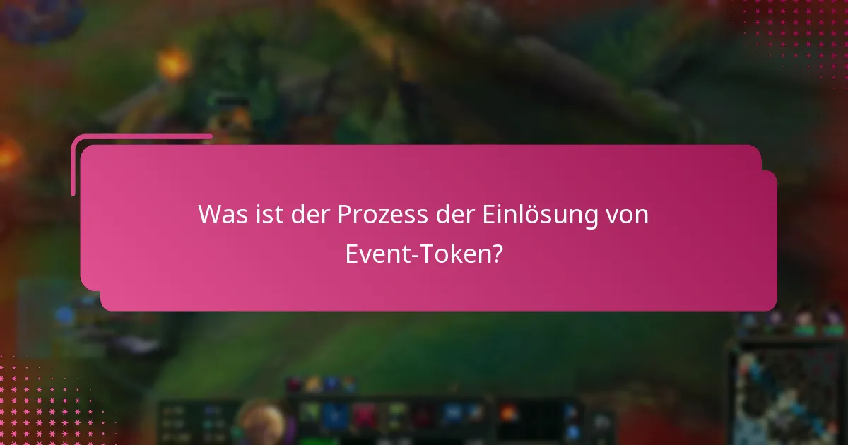 Wie löst man Event-Token Schritt für Schritt ein?