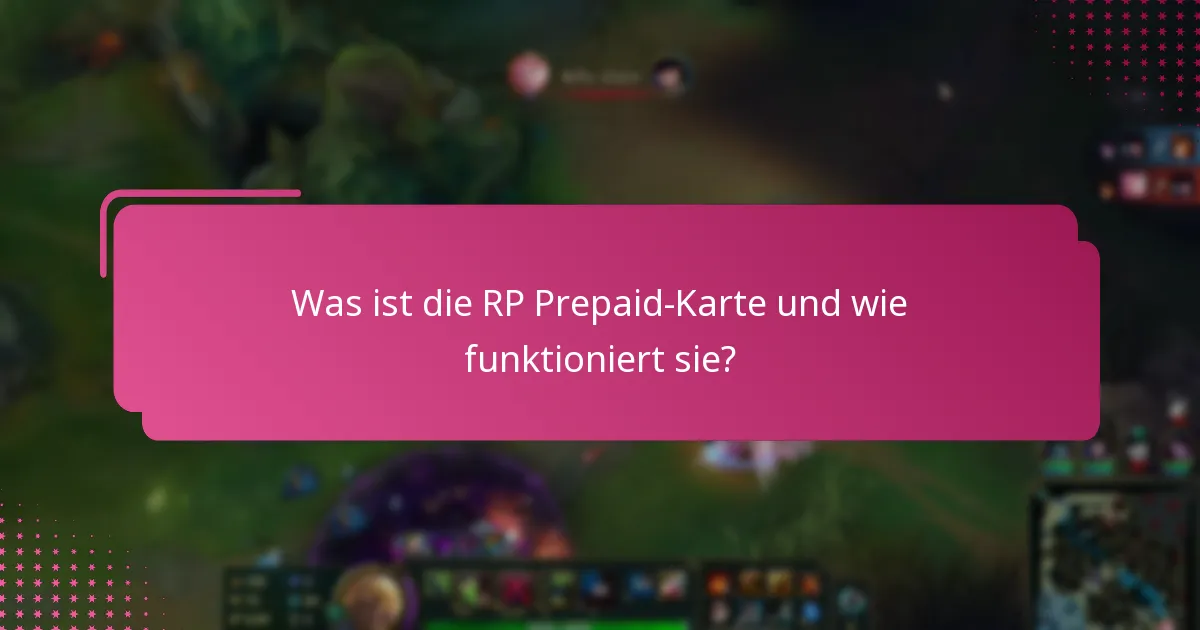 Wie kann ich die RP Prepaid-Karte kaufen?