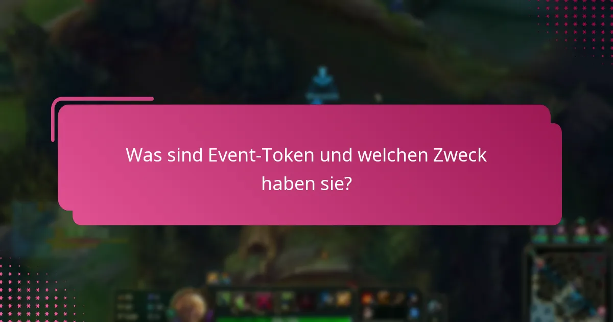 Was sind die besten Praktiken für das Management von Event-Token?