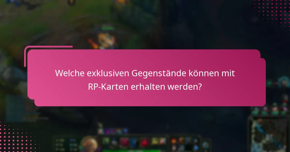 Wie löst man RP-Karten für Belohnungen ein?