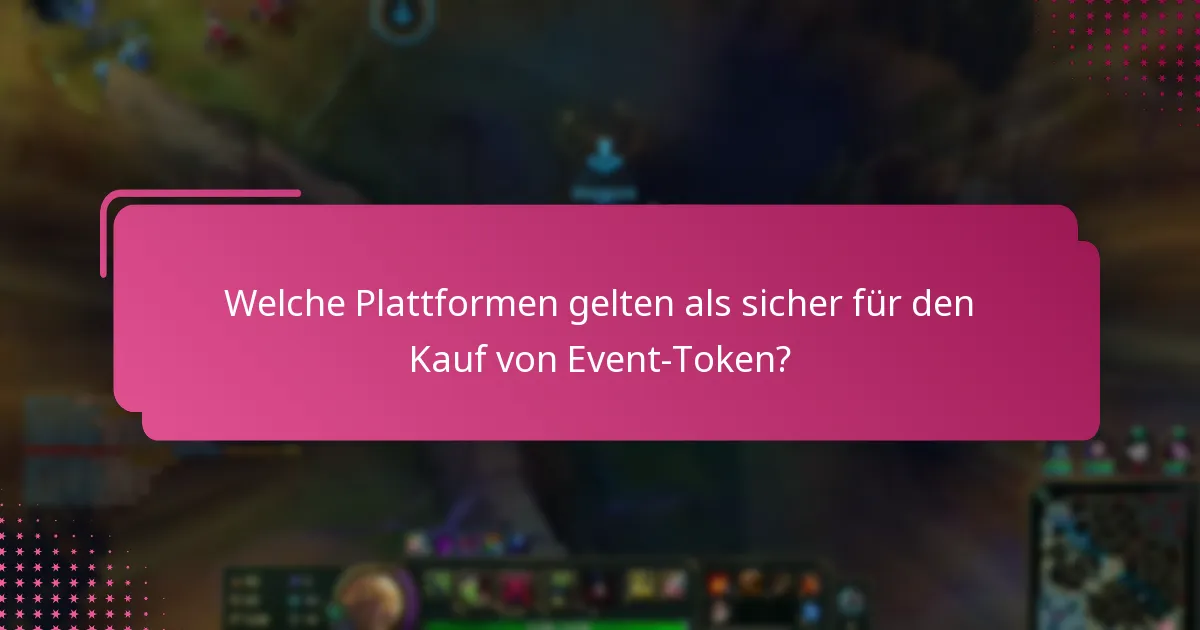 Wie kann ich meine Konten, die mit Event-Token verbunden sind, schützen?