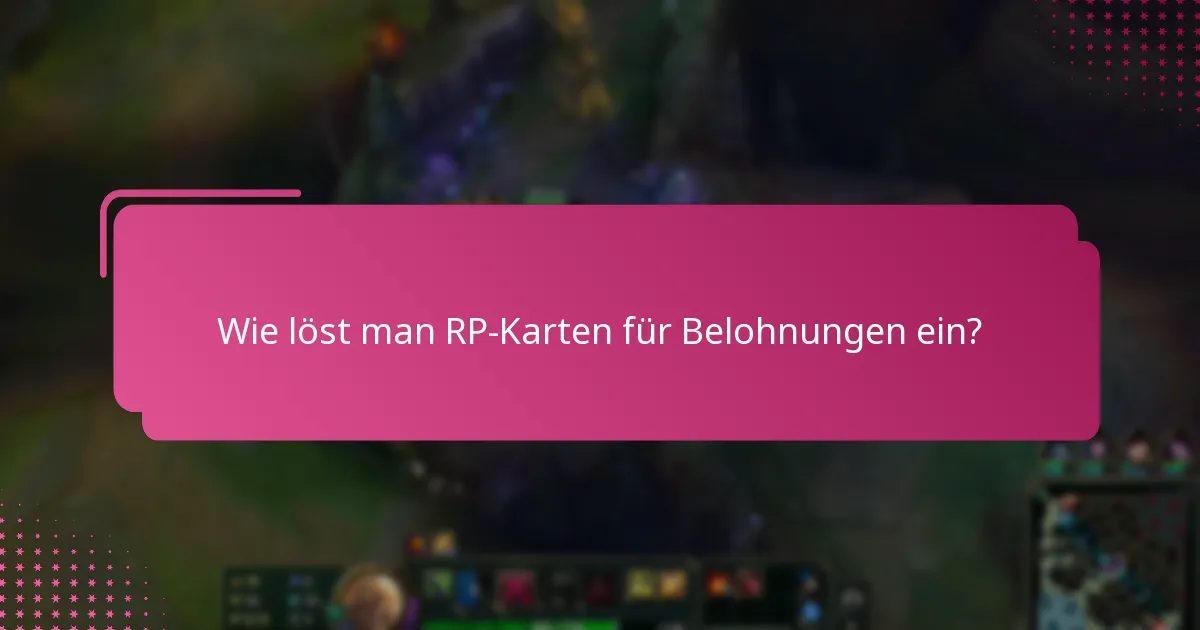 Wo können Sie RP-Karten kaufen?